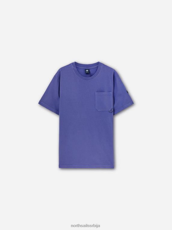 мајица кратких рукава талас плави одећу мушкарци PDV4J1101 North Sails
