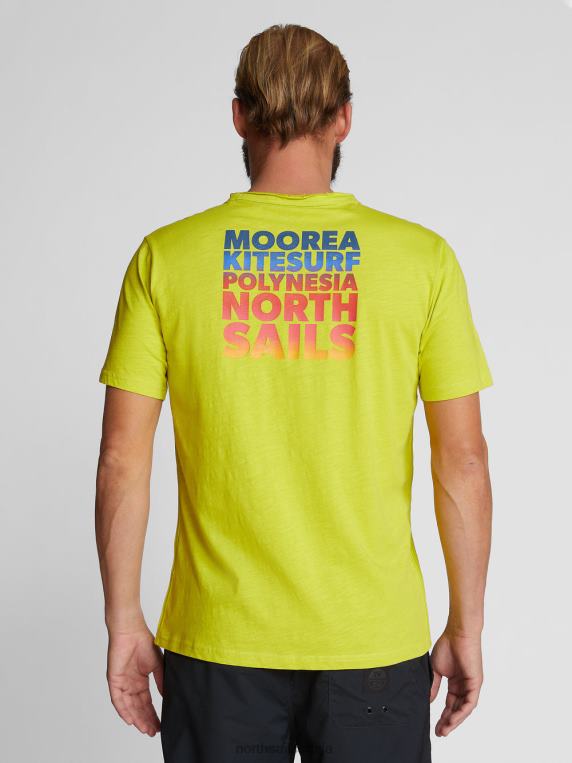 штампана мајица сумпорни извор одећу мушкарци PDV4J1122 North Sails