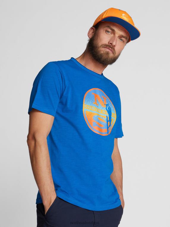 штампана мајица сноркел блуе одећу мушкарци PDV4J1125 North Sails