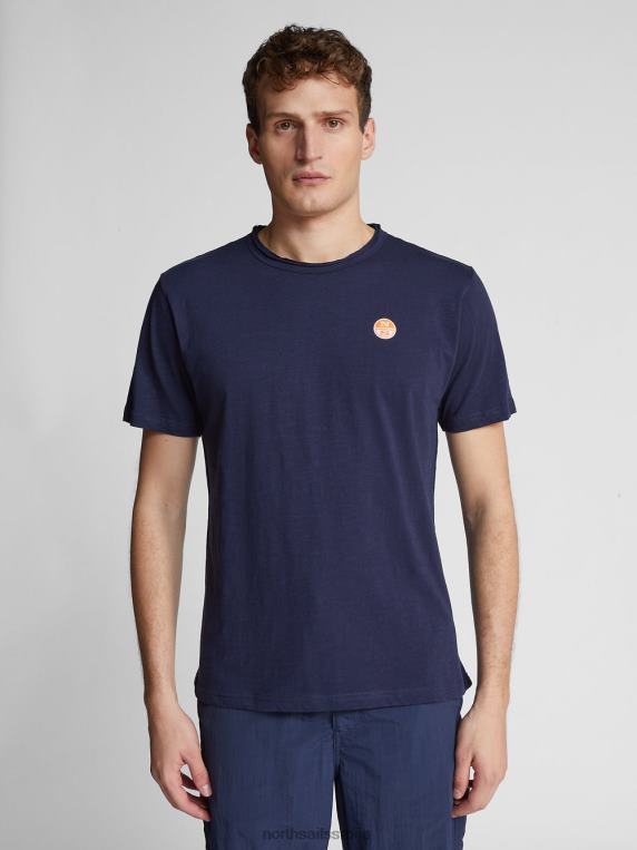 штампана мајица Морнарско плаво одећу мушкарци PDV4J1126 North Sails