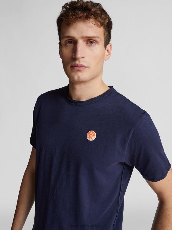 штампана мајица Морнарско плаво одећу мушкарци PDV4J1126 North Sails