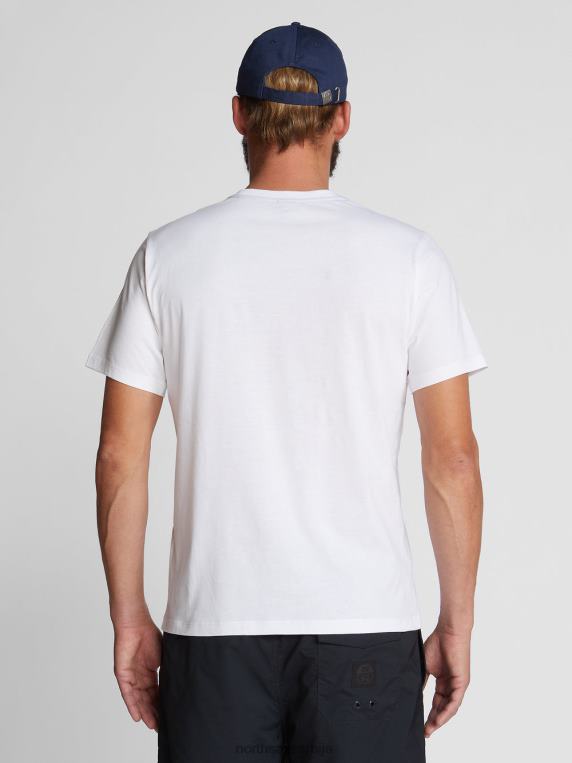 мајица са макси логом бео одећу мушкарци PDV4J1127 North Sails