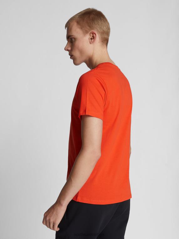 мајица са макси логом јастог одећу мушкарци PDV4J1128 North Sails