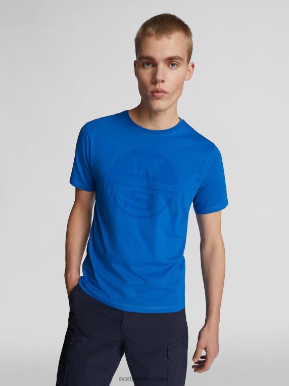 мајица са макси логом сноркел блуе одећу мушкарци PDV4J1135 North Sails