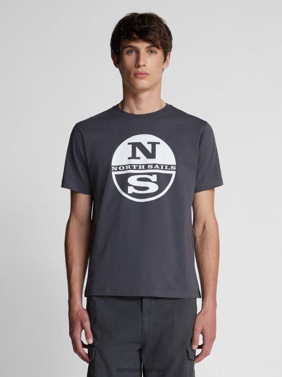 мајица са макси логом асфалт одећу мушкарци PDV4J1138 North Sails