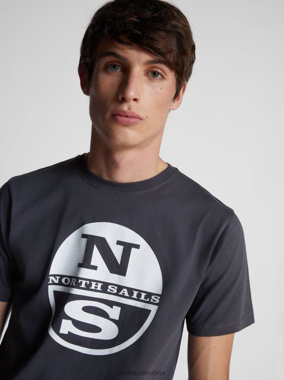 мајица са макси логом асфалт одећу мушкарци PDV4J1138 North Sails