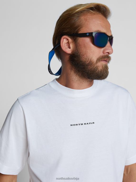превелика мајица бео одећу мушкарци PDV4J1252 North Sails
