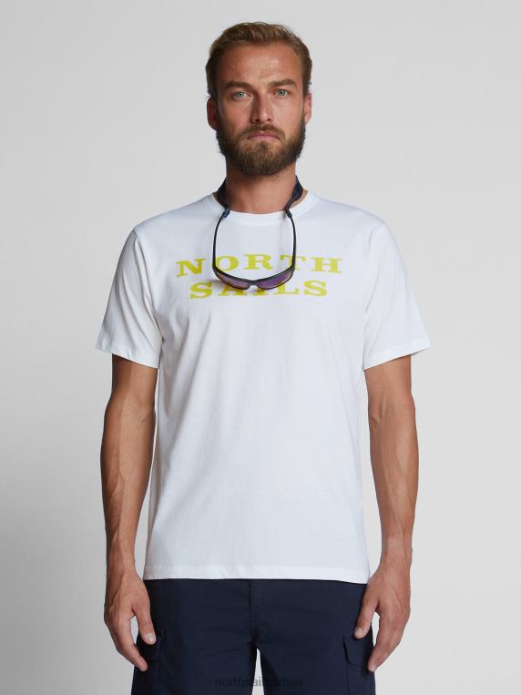 мајица са натписом бео одећу мушкарци PDV4J1255 North Sails