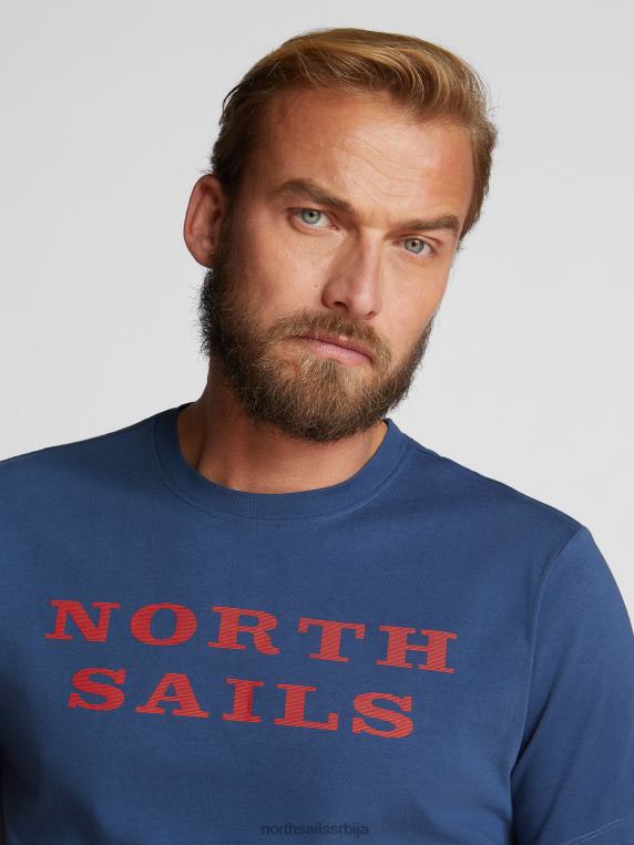 мајица са натписом тамни тексас одећу мушкарци PDV4J1260 North Sails