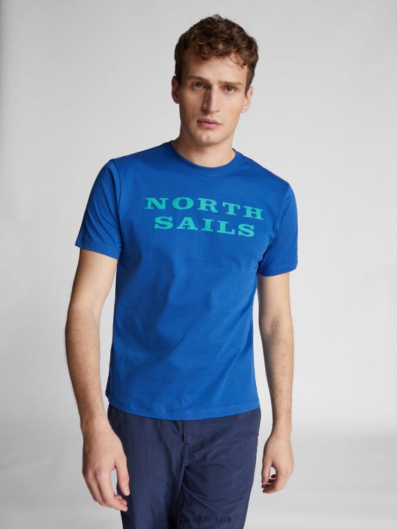 мајица са натписом океанско плаво одећу мушкарци PDV4J1261 North Sails