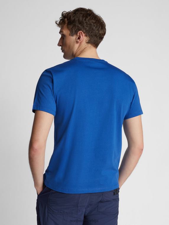 мајица са натписом океанско плаво одећу мушкарци PDV4J1261 North Sails