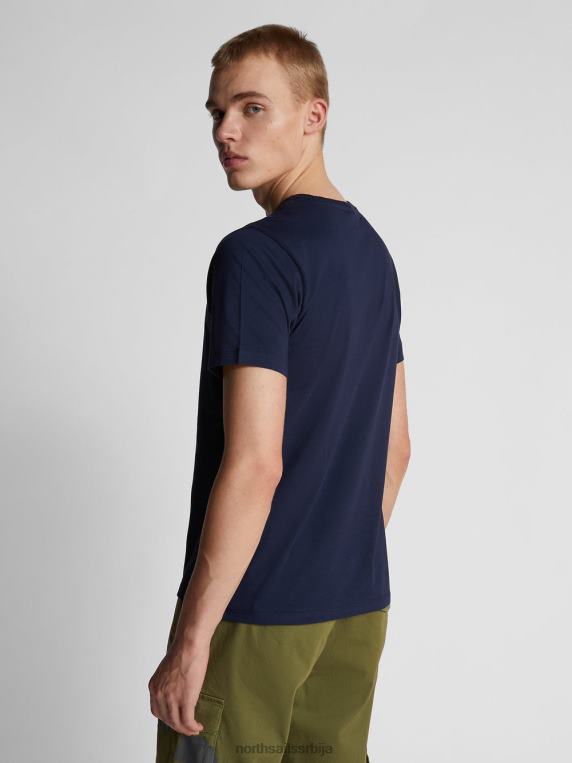 мајица са натписом Морнарско плаво одећу мушкарци PDV4J1262 North Sails