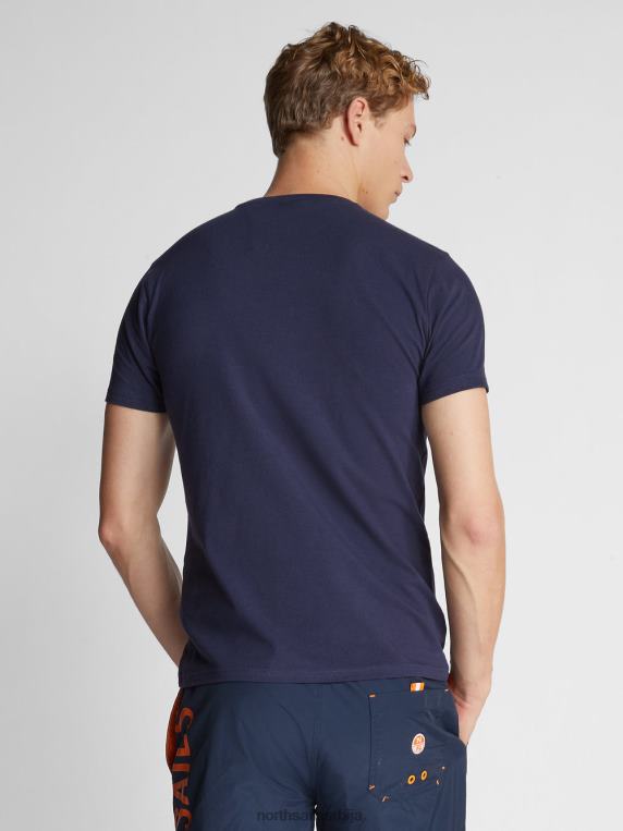 мајица дугих рукава Морнарско плаво одећу мушкарци PDV4J1268 North Sails