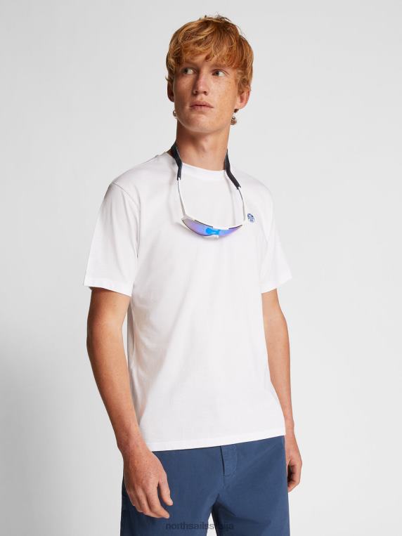 мајица кратких рукава бео одећу мушкарци PDV4J1270 North Sails