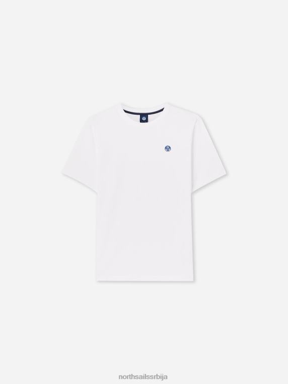 мајица кратких рукава бео одећу мушкарци PDV4J1270 North Sails