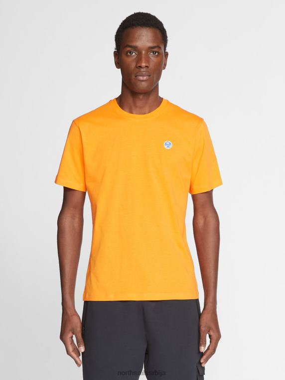 мајица кратких рукава живахна наранџаста одећу мушкарци PDV4J1273 North Sails