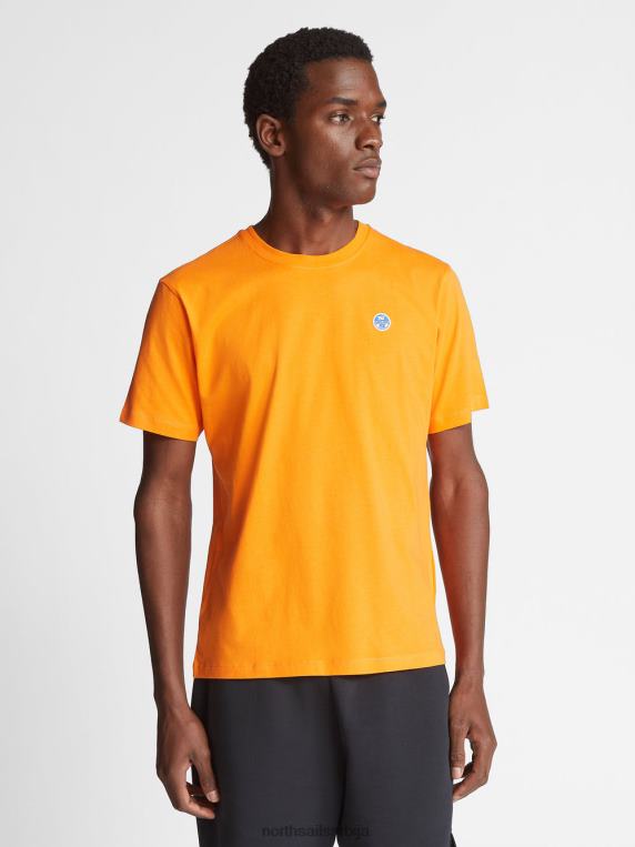 мајица кратких рукава живахна наранџаста одећу мушкарци PDV4J1273 North Sails