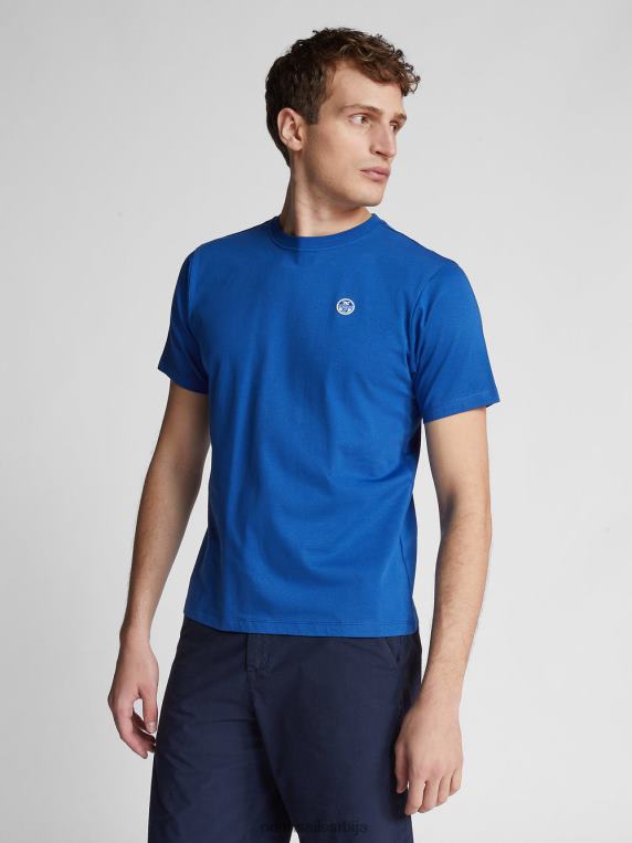 мајица кратких рукава океанско плаво одећу мушкарци PDV4J1275 North Sails