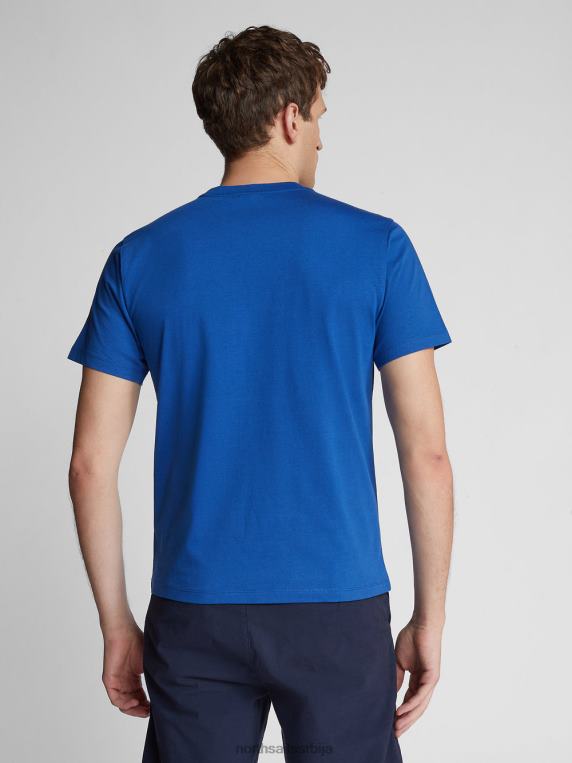мајица кратких рукава океанско плаво одећу мушкарци PDV4J1275 North Sails