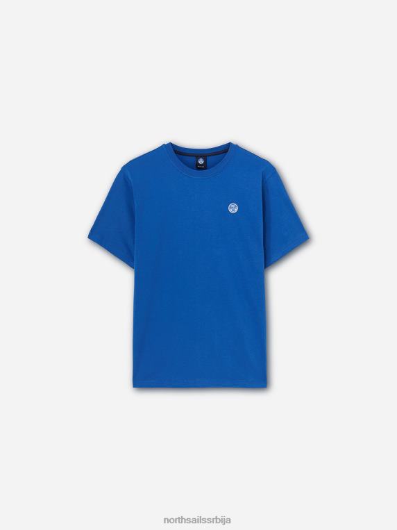 мајица кратких рукава океанско плаво одећу мушкарци PDV4J1275 North Sails