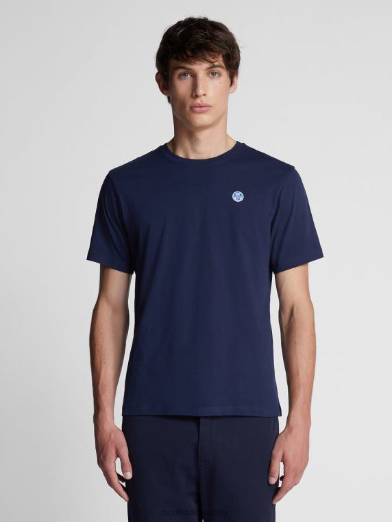 мајица кратких рукава Морнарско плаво одећу мушкарци PDV4J1276 North Sails