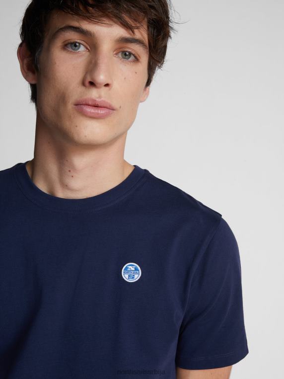 мајица кратких рукава Морнарско плаво одећу мушкарци PDV4J1276 North Sails