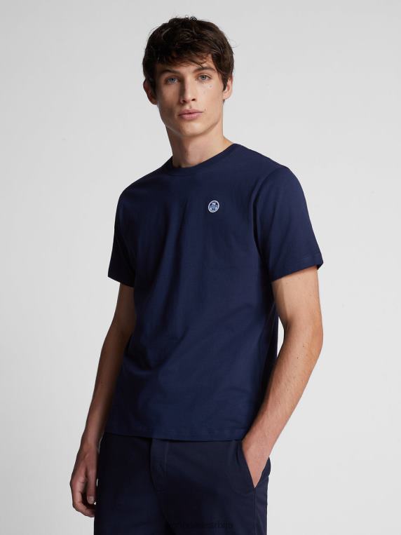 мајица кратких рукава Морнарско плаво одећу мушкарци PDV4J1276 North Sails