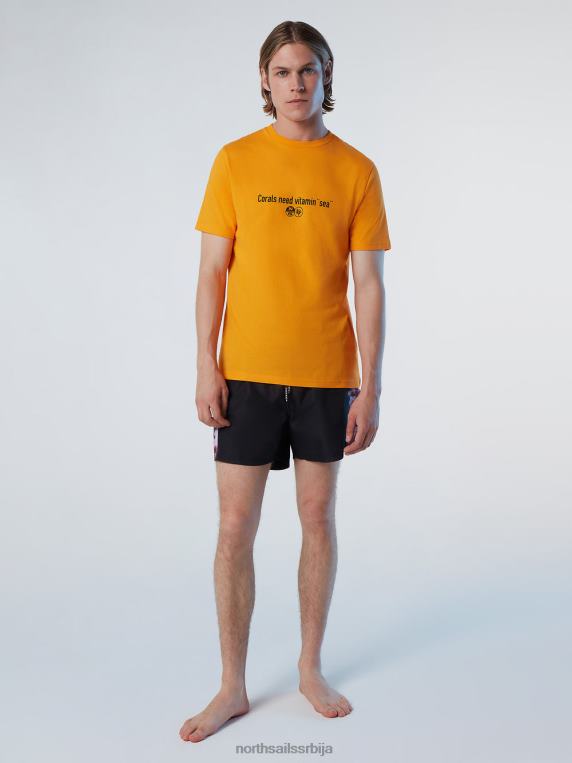 мајица кораљних баштована светли невен одећу мушкарци PDV4J132 North Sails