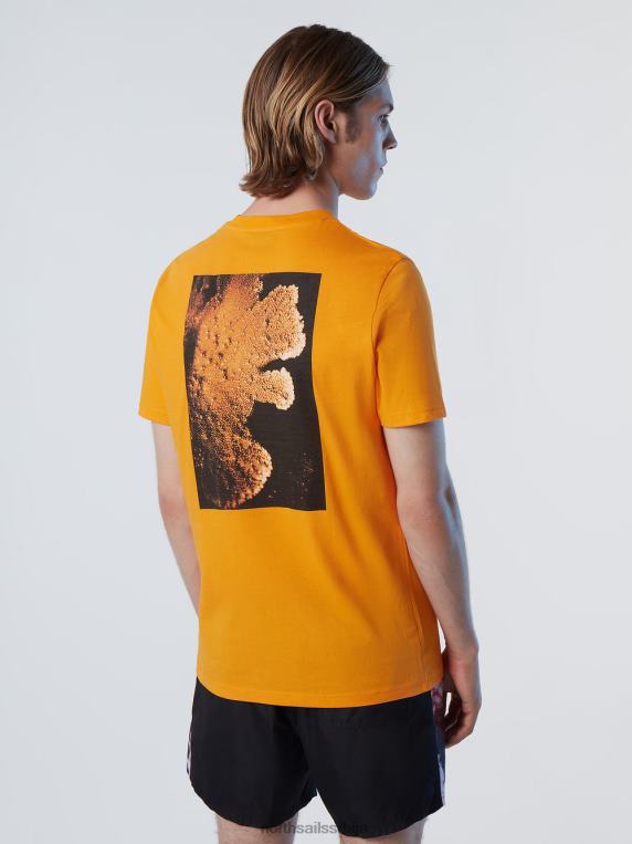 мајица кораљних баштована светли невен одећу мушкарци PDV4J132 North Sails