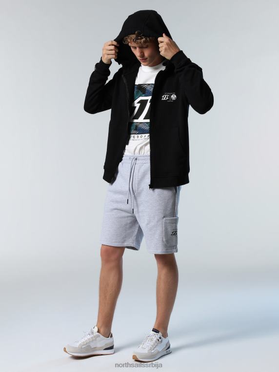 мајица комфорног змаја бео одећу мушкарци PDV4J136 North Sails