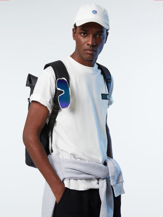 мајица са графичким принтом бео одећу мушкарци PDV4J138 North Sails