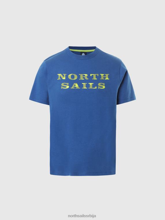 мајица са принтом на грудима океанско плаво одећу мушкарци PDV4J140 North Sails