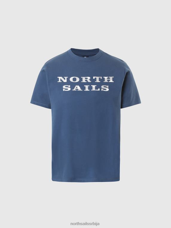 мајица са принтом на грудима тамни тексас одећу мушкарци PDV4J142 North Sails