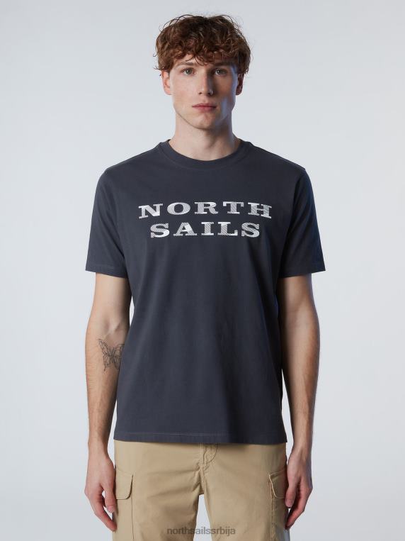 мајица са принтом на грудима асфалт одећу мушкарци PDV4J146 North Sails
