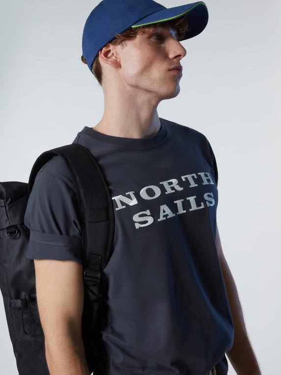 мајица са принтом на грудима асфалт одећу мушкарци PDV4J146 North Sails