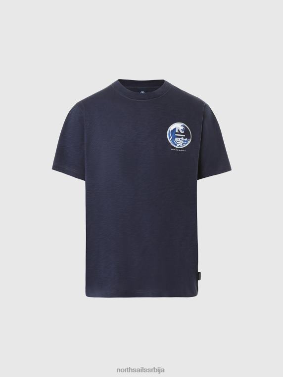 мајица са графичким принтом Морнарско плаво одећу мушкарци PDV4J150 North Sails