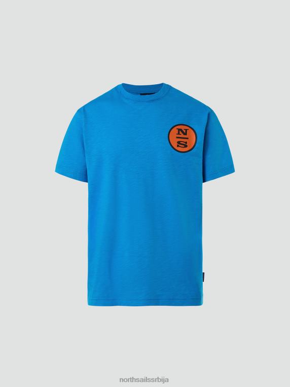 мајица са графичким принтом тиркизно одећу мушкарци PDV4J151 North Sails