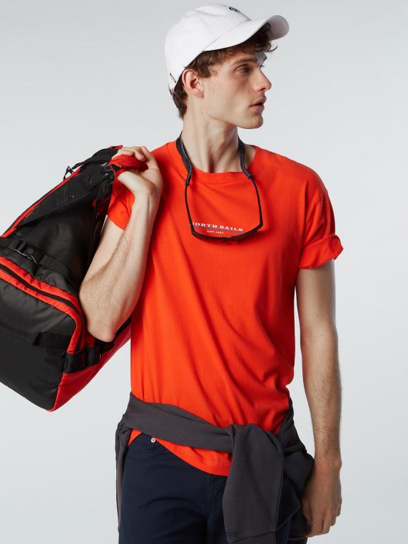 мајица са принтом на грудима светло наранџаста одећу мушкарци PDV4J153 North Sails