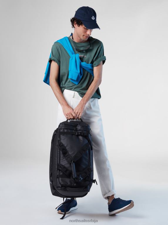 мајица са принтом на грудима војнички зелени одећу мушкарци PDV4J155 North Sails