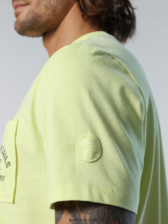 мајица са џепом на грудима лагани сумпор одећу мушкарци PDV4J158 North Sails