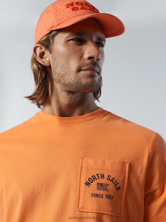 мајица са џепом на грудима диња одећу мушкарци PDV4J160 North Sails