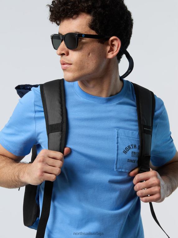 мајица са џепом на грудима различка плава одећу мушкарци PDV4J161 North Sails
