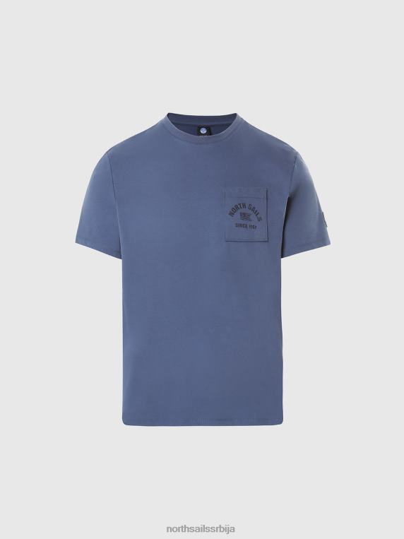 мајица са џепом на грудима тамни тексас одећу мушкарци PDV4J163 North Sails