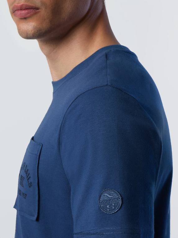 мајица са џепом на грудима тамни тексас одећу мушкарци PDV4J163 North Sails