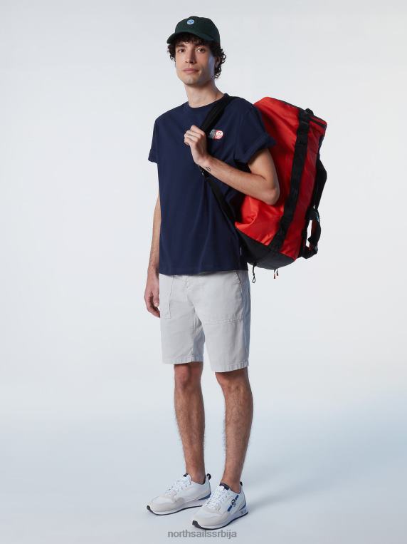 мајица са принтом на грудима Морнарско плаво одећу мушкарци PDV4J165 North Sails