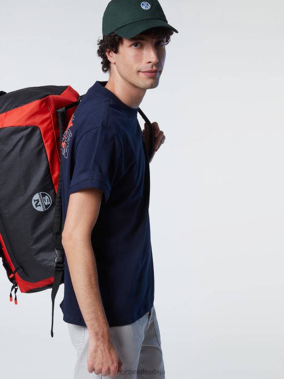 мајица са принтом на грудима Морнарско плаво одећу мушкарци PDV4J165 North Sails