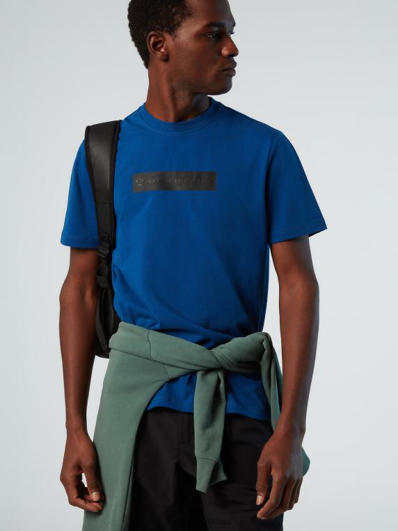 мајица са рефлектујућим логом океанско плаво одећу мушкарци PDV4J167 North Sails