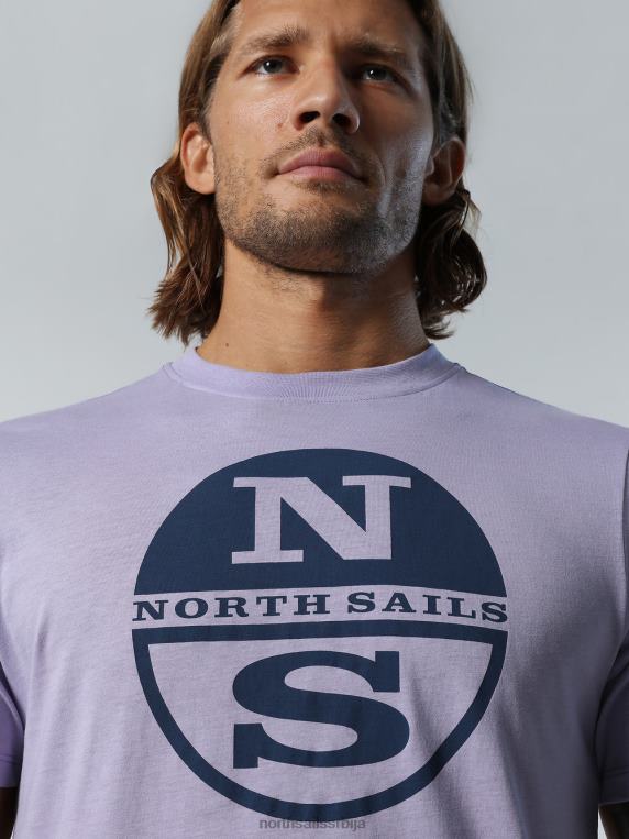мајица са макси логом штампе прашњави јоргован одећу мушкарци PDV4J174 North Sails