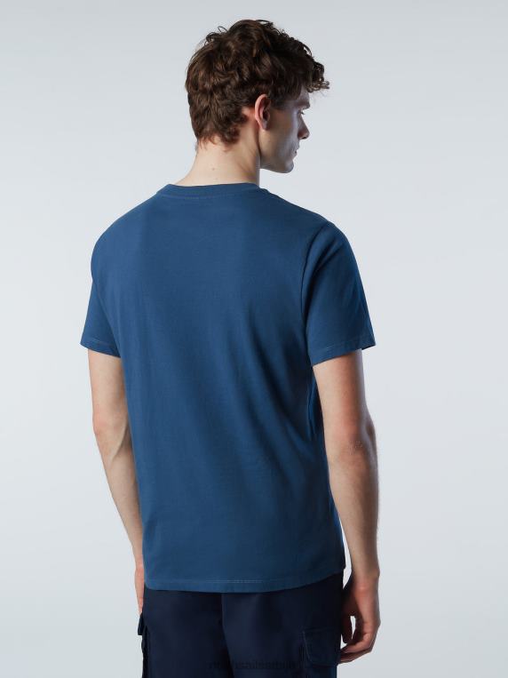 мајица са макси логом штампе тамни тексас одећу мушкарци PDV4J176 North Sails