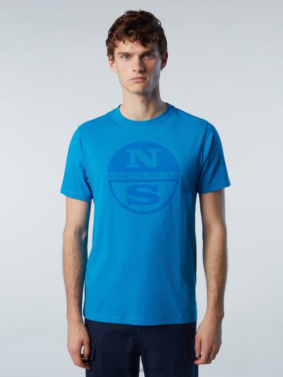 мајица са макси логом штампе тиркизно одећу мушкарци PDV4J180 North Sails